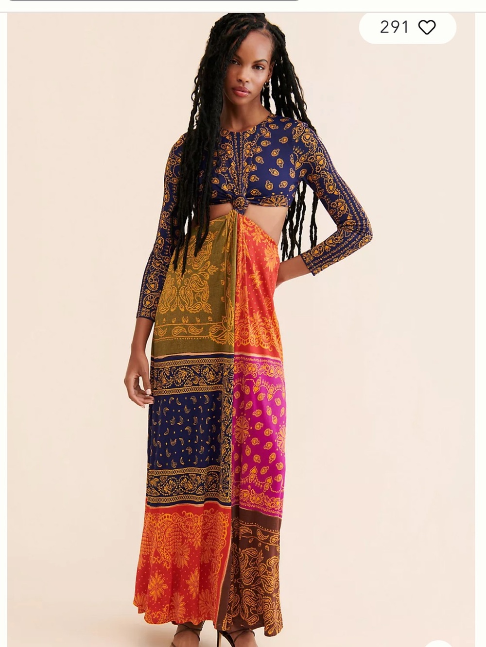 FARM Rio x Anthropologie Bandana Dream
Cut Out Maxi Dress